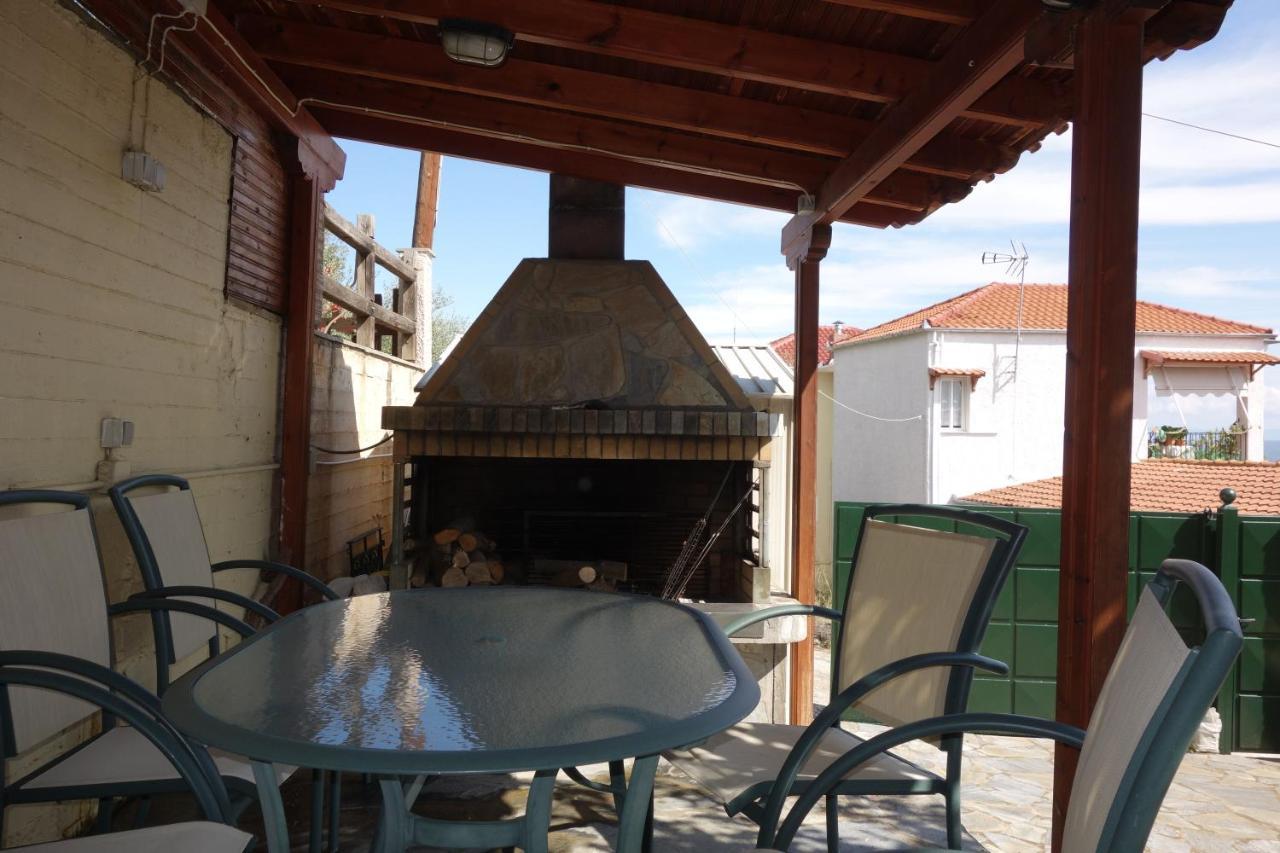 Beach Front House With View Marathos  Luaran gambar
