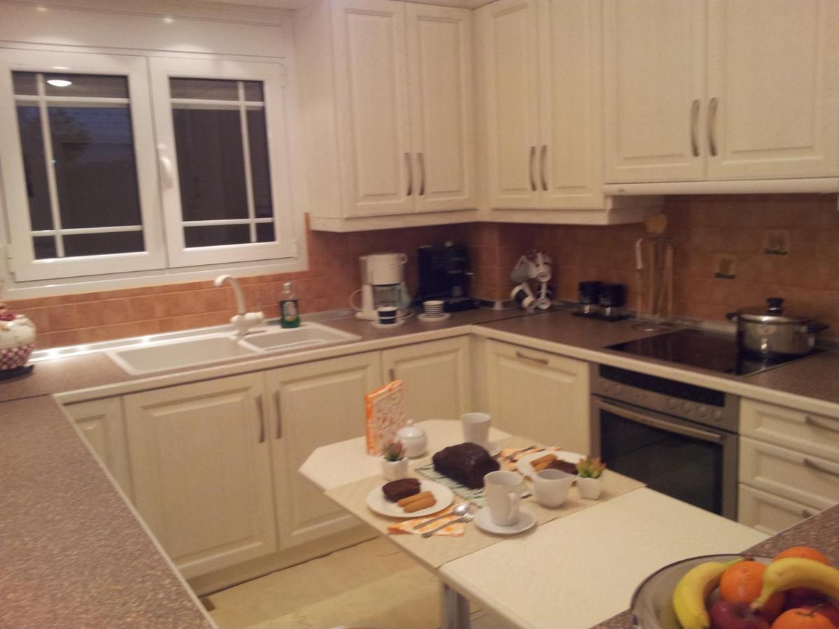 Beach Front House With View Marathos  Luaran gambar