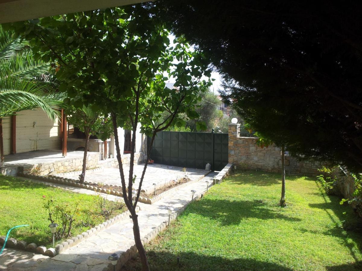 Beach Front House With View Marathos  Luaran gambar
