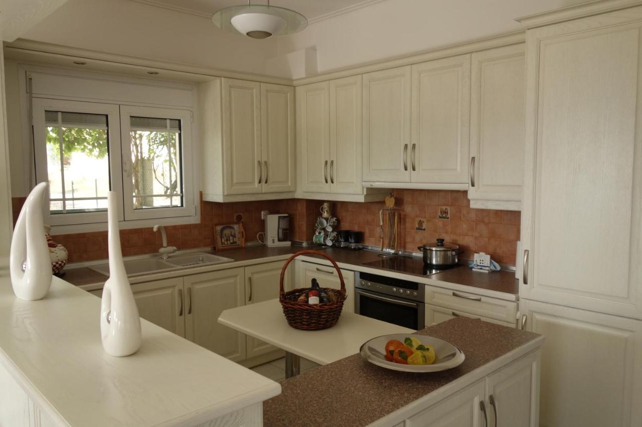 Beach Front House With View Marathos  Luaran gambar