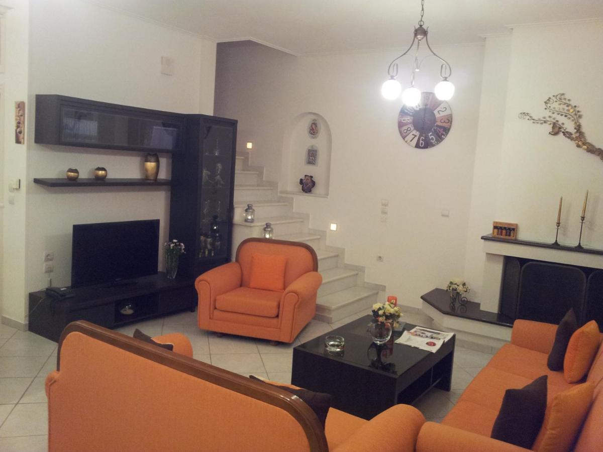 Beach Front House With View Marathos  Luaran gambar