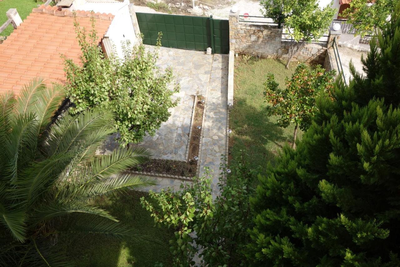 Beach Front House With View Marathos  Luaran gambar